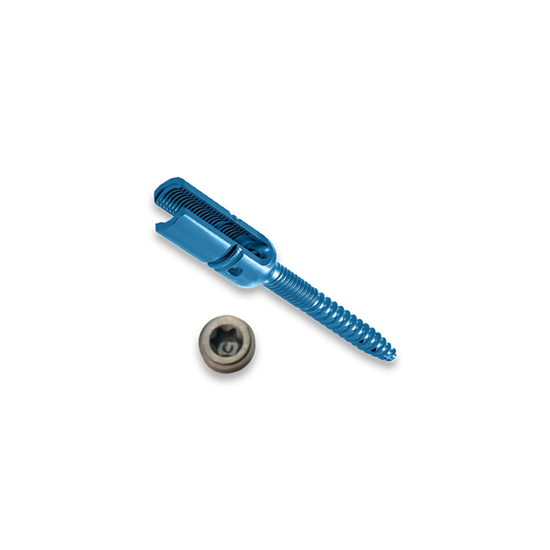 Reduction monoaxial screw