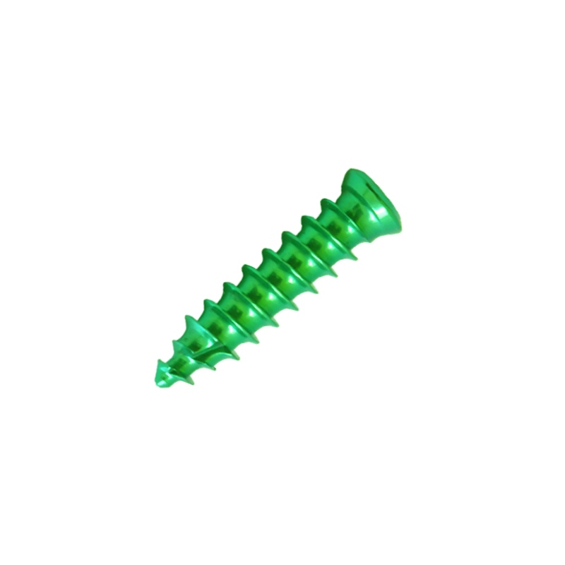 Expendable cage bone screw self tapping drilling & tapping