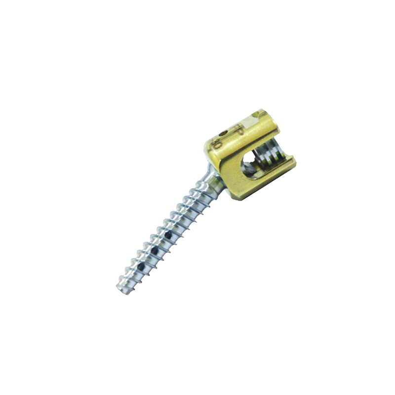 Fenestrated screw axial screw